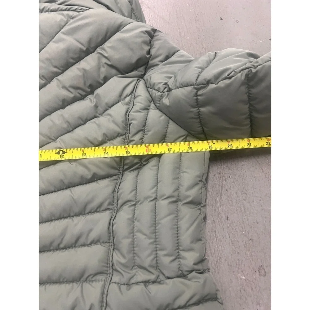 Michael Kors Puffer Jacket Women's Small Gray Ultra Lightweight Full Zip Outdoor